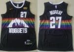 Denver Nuggets #27 Jamal Murray Black City Icon Sponsor Swingman Jersey