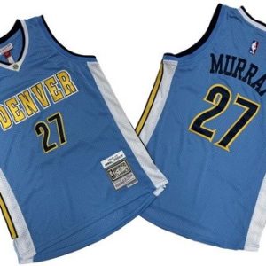 Denver Nuggets #27 Jamal Murray Light Blue 2016 Swingman Jersey
