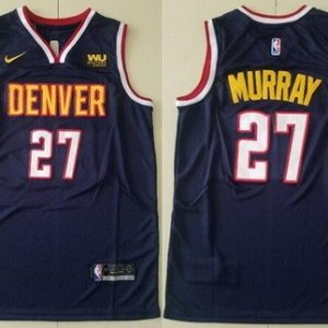 Denver Nuggets #27 Jamal Murray Navy 2021 Icon Sponsor Swingman Jersey