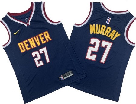 Denver Nuggets #27 Jamal Murray Navy Icon Swingman Jersey