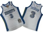 Denver Nuggets #3 Allen Iverson White 2006 Throwback Swingman Jersey