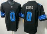 Detroit Lions #0 Jahmyr Gibbs Limited Black FUSE Vapor Jersey