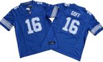 Detroit Lions #16 Jared Goff Limited Blue FUSE Vapor Jersey