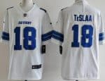 Detroit Lions #18 Isaac TeSlaa Limited White Vapor Jersey