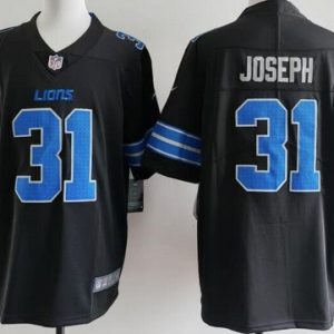 Detroit Lions #31 Kerby Joseph Limited Black Vapor Jersey