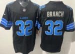 Detroit Lions #32 Brian Branch Limited Black FUSE Vapor Jersey