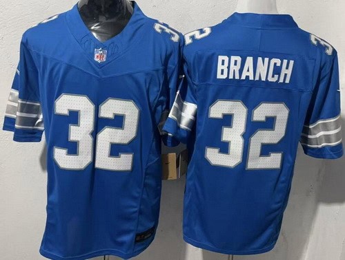 Detroit Lions #32 Brian Branch Limited Blue FUSE Vapor Jersey