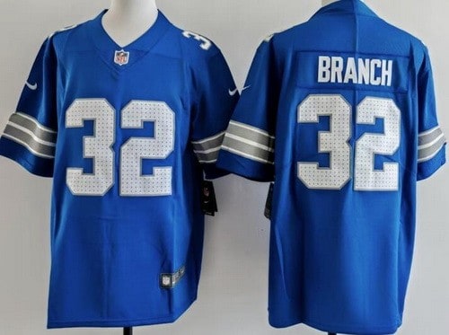 Detroit Lions #32 Brian Branch Limited Blue Vapor Jersey