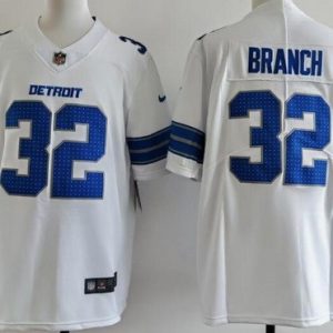 Detroit Lions #32 Brian Branch Limited White Vapor Jersey