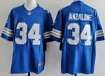 Detroit Lions #34 Alex Anzalone Limited Blue Vapor Jersey