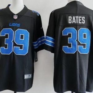 Detroit Lions #39 Jake Bates Limited Black Vapor Jersey