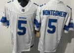 Detroit Lions #5 David Montgomery Limited White FUSE Vapor Jersey