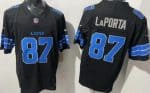 Detroit Lions #87 Sam Laporta Limited Black FUSE Vapor Jersey