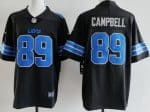 Detroit Lions #89 Dan Campbell Limited Black Vapor Jersey