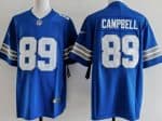 Detroit Lions #89 Dan Campbell Limited Blue Vapor Jersey
