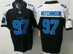 Detroit Lions #97 Aidan Hutchinson Limited Black Thanksgiving FUSE Vapor Jersey