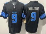 Detroit Lions #9 Jameson Williams Limited Black FUSE Vapor Jersey