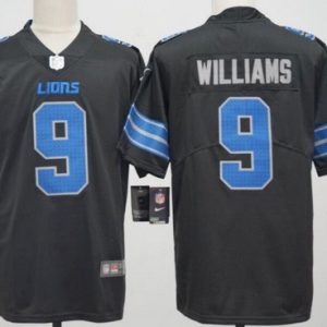 Detroit Lions #9 Jameson Williams Limited Black Vapor Jersey