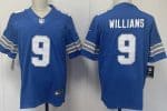 Detroit Lions #9 Jameson Williams Limited Blue Vapor Jersey