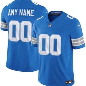 Detroit Lions Customized Limited Blue 2024 FUSE Vapor Jersey