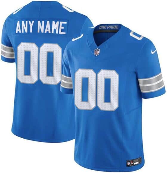 Detroit Lions Customized Limited Blue 2024 FUSE Vapor Jersey