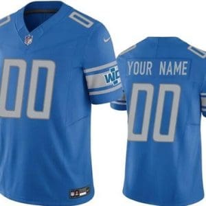 Detroit Lions Customized Limited Blue FUSE Vapor Jersey
