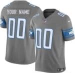 Detroit Lions Customized Limited Gray FUSE Vapor Jersey