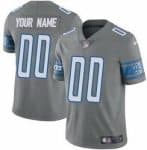 Detroit Lions Customized Limited Gray Vapor Jersey