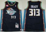 Detroit Pistons #313 Slim Shady Black Remix X Swingman Jersey