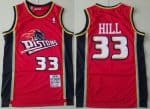 Detroit Pistons #33 Grant Hill Red 1998 Hollywood Classic Swingman Jersey