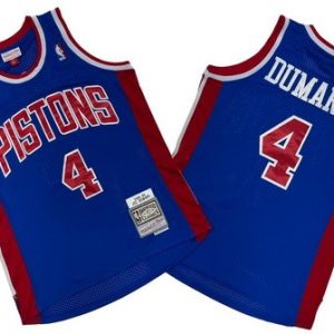Detroit Pistons #4 Joe Dumars Blue 1988 Throwback Swingman Jersey