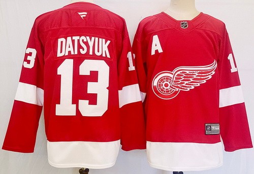 Detroit Red Wings #13 Pavel Datsyuk Red Authentic Jersey