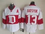 Detroit Red Wings #13 Pavel Datsyuk White Winter Classic Jersey