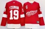Detroit Red Wings #19 Steve Yzerman Red Authentic Jersey