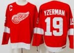 Detroit Red Wings #19 Steve Yzerman Red Throwback Jersey