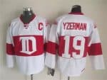 Detroit Red Wings #19 Steve Yzerman White Winter Classic Jersey