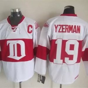 Detroit Red Wings #19 Steve Yzerman White Winter Classic Jersey
