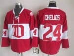 Detroit Red Wings #24 Chris Chelios Red Winter Classic Jersey