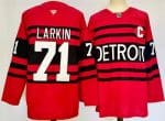Detroit Red Wings #71 Dylan Larkin Red Alternate Authentic Jersey