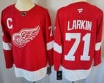 Detroit Red Wings #71 Dylan Larkin Red Authentic Jersey