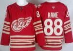Detroit Red Wings #88 Patrick Kane Red Centennial Authentic Jersey