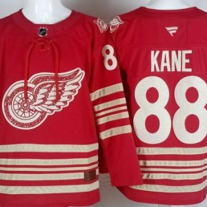 Detroit Red Wings #88 Patrick Kane Red Centennial Authentic Jersey