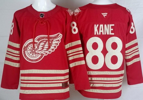 Detroit Red Wings #88 Patrick Kane Red Centennial Authentic Jersey