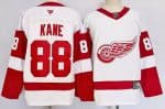 Detroit Red Wings #88 Patrick Kane White Authentic Jersey