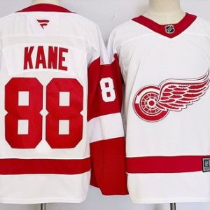 Detroit Red Wings #88 Patrick Kane White Authentic Jersey