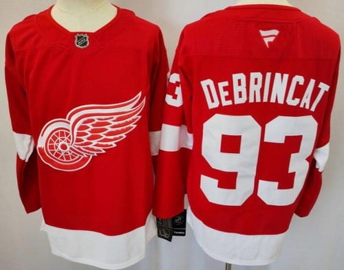 Detroit Red Wings #93 Alex DeBrincat Red Fanatics Authentic Jersey