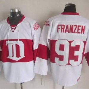 Detroit Red Wings #93 Johan Franzen White Winter Classic Jersey