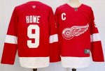 Detroit Red Wings #9 Gordie Howe Red Authentic Jersey