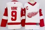 Detroit Red Wings #9 Gordie Howe White Authentic Jersey