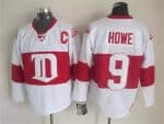 Detroit Red Wings #9 Gordie Howe White Winter Classic Jersey
